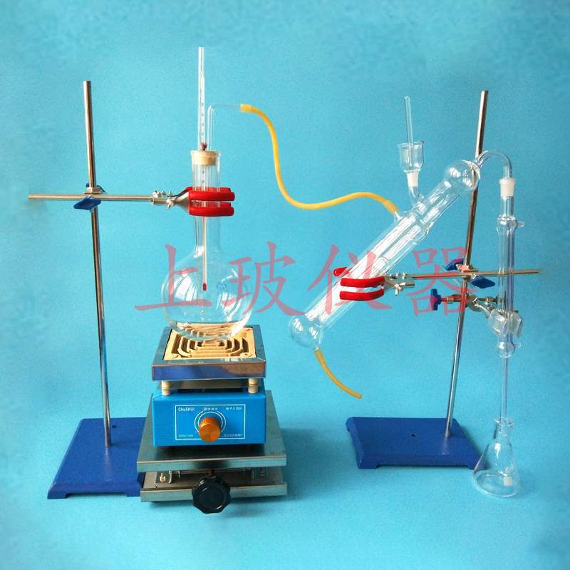 1765半微量定氮蒸馏器蒸馏装置凯氏定氮凯式定氮全套玻璃件