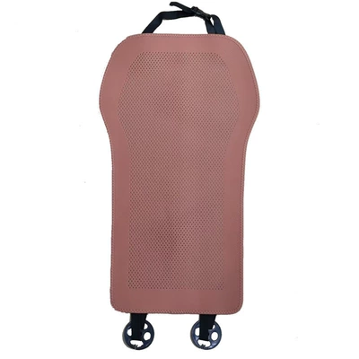 Tesla, white ultra-thin breathable seat — Seat cushion, seat cover - love-horse-orange-cushion-perforated-lychee-leather