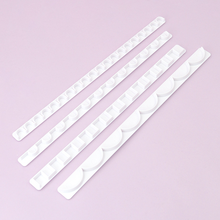 4 unids falda repujado tira cocina herramientas decoración de la torta DIY cookie molde en stock y entrega rápida