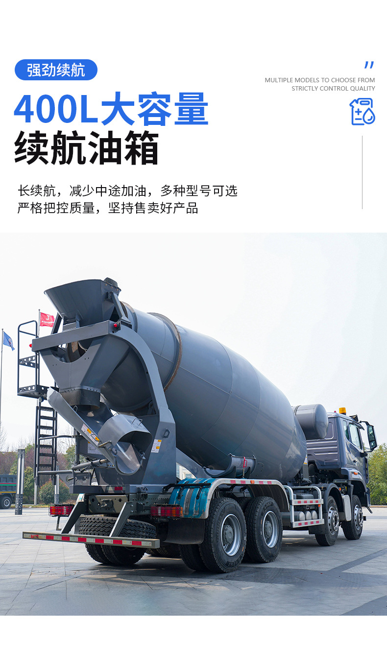 Cross-border export of China Heavy Duty Truck Haohan NX 12-cubic-meter 8X4 concrete mixer truck mixing tank