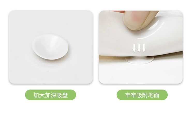 Round non-slip bathroom mat for children, shower room baby bath anti-fall mat, toilet bathroom suction cup foot mat