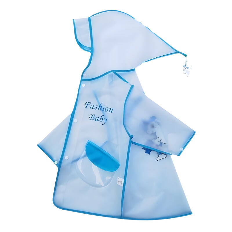 Children's Raincoat Transparent Large Brim Rainwear Poncho for Girls Princess Unicorn with Hood Reflective Strips Waterproof Children's Raincoat Transparent Large Brim Rainwear Poncho for Girls Princess Unicorn with Hood Reflective Strips Waterproof