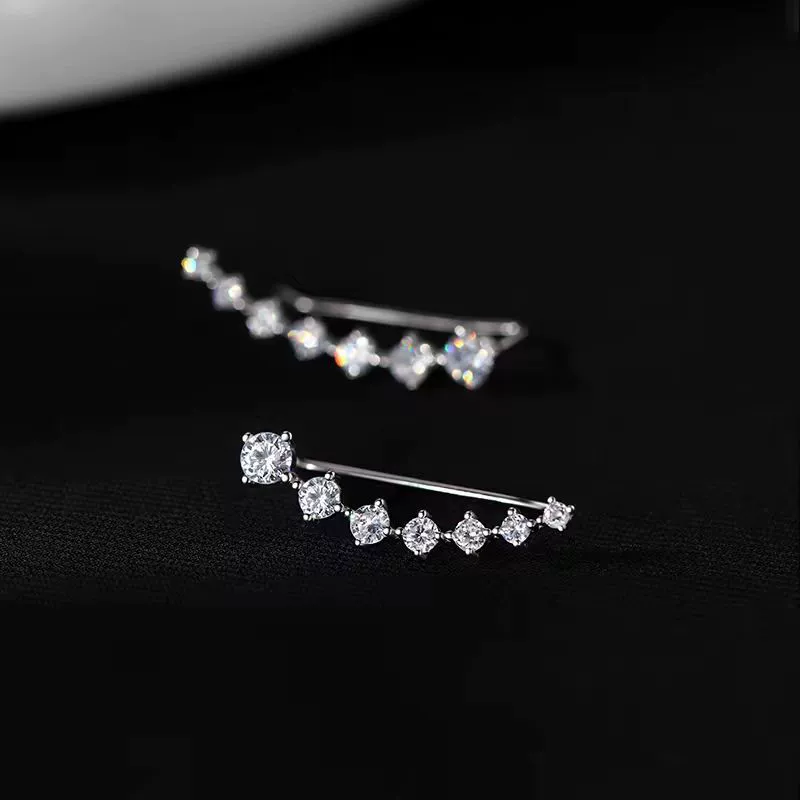 Серьги из циркония A133, компактный дизайн, легкая роскошь, 3,58 см