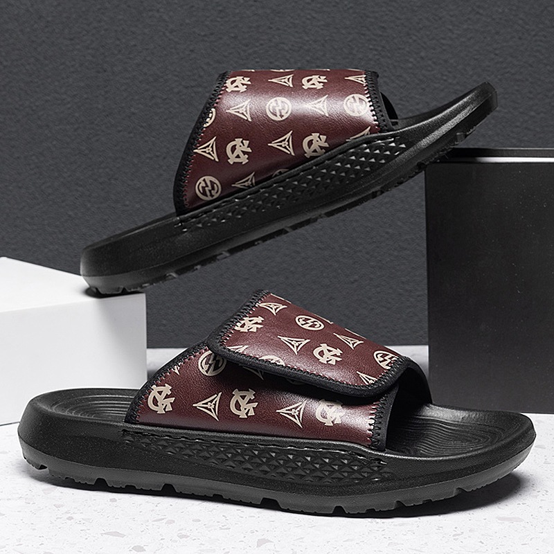 Chanclas Sandalias y pantuflas casuales para hombres Verano para hombres Velcro para hombres Zapatos retro de playa 2025 Nuevo estilo