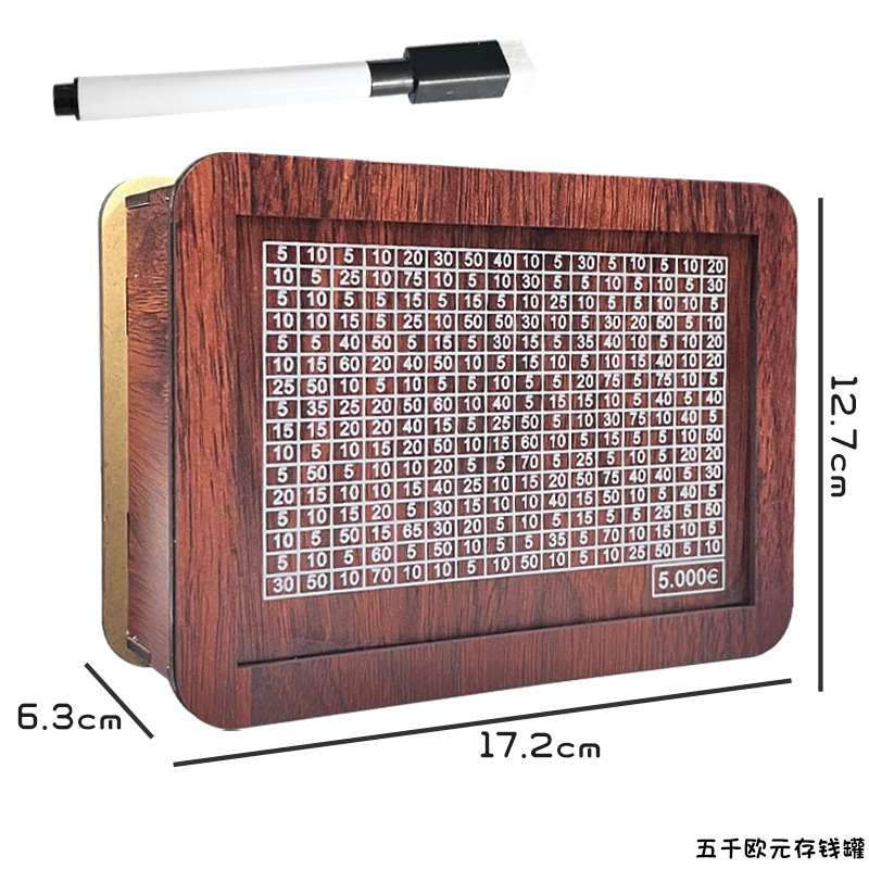 인쇄 버전 5,000유로에는 지울 수 있는 펜이 함께 제공됩니다.