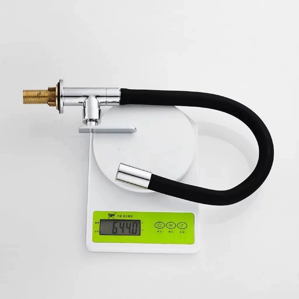 Tanque de lavandería, lavabo para verduras, balcón, grifo de cocina, tipo de pared horizontal universal, tipo de pared