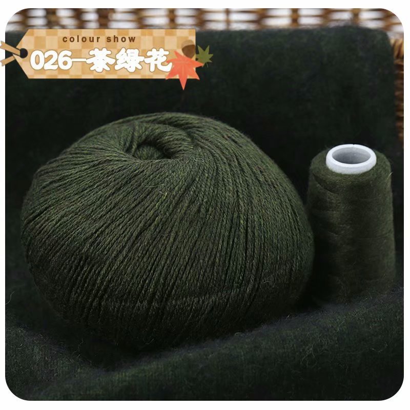 Lavado sin encogimiento Hilo de Cachemira de 3 hilos tejido a mano suave y ajustado bufanda de bebé sombrero abrigo hilo tejido a mano lana tejida a mano