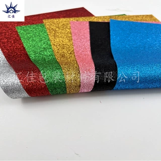 PVC撒粉金葱纸手工DIY创意制作手拉花圣诞树喜庆葱粉纸撒粉金葱纸