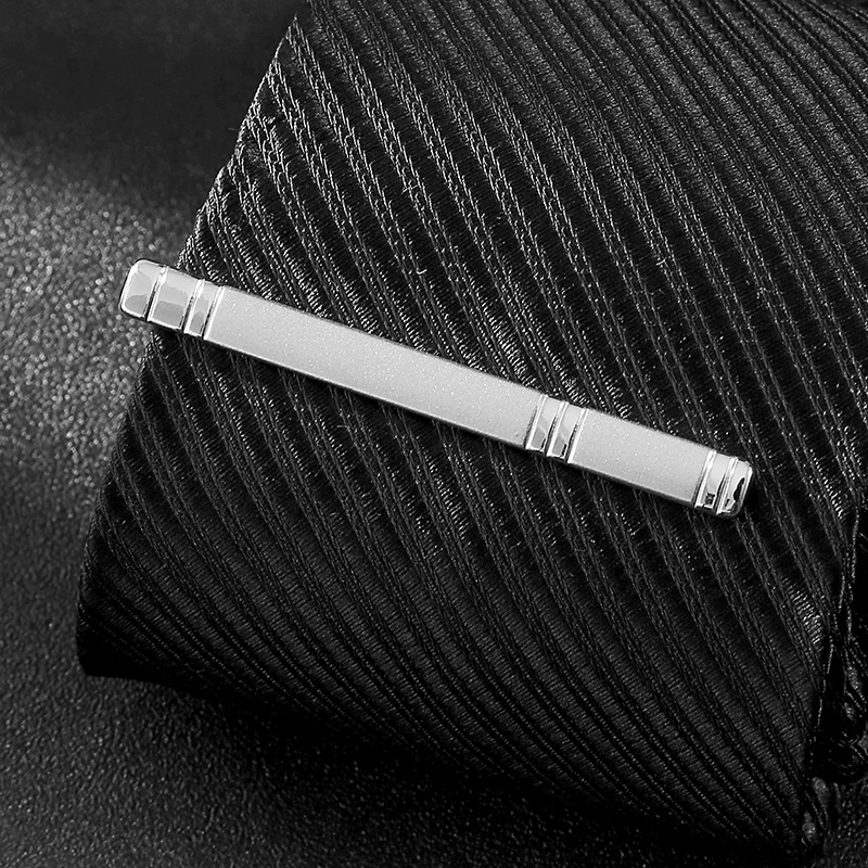 Metal tie, matte suit, simple and elegant design, (Cross-border trading)