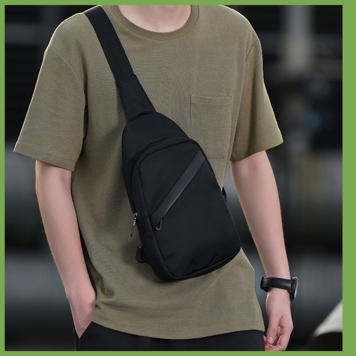 跨境男士斜挎包男小挎包潮背包单肩包夏天斜肩包胸包潮牌新款学生