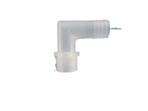 External wire elbow, 6-point external wire elbow, hose elbow, plastic pagoda connector, 6-point threaded pagoda elbow