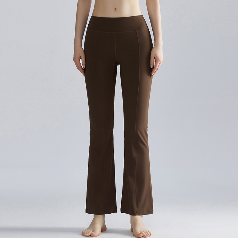 Pantalones de cintura alta de mujer Wiman, pantalones de cintura alta de mujer, pantalones de yoga delgados deportivos y casuales.