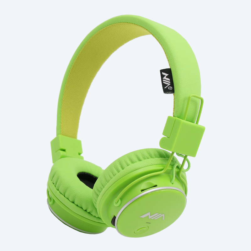 Auricular NIA-Q8 Bluetooth auriculares tarjeta MP3 radio compacto plegable suave orejeras sin presionar los oídos