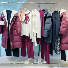 25冬款三彩优雅气质风羽绒服双面呢毛衣裤裙专柜撤柜一手货源供应