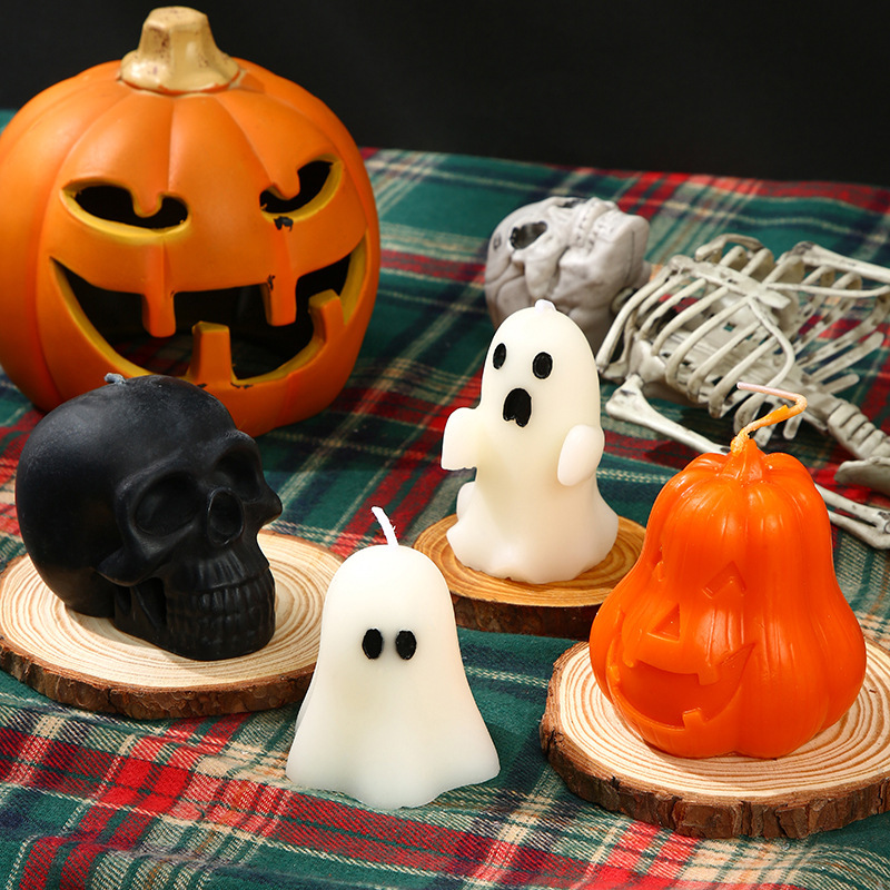 ハロウィーン幽霊アロマキャンドル雰囲気感お土産祝日プレゼント置物無煙アロマオーナメントins|undefined