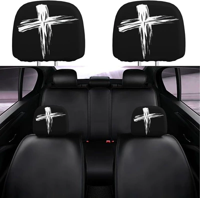 Headrest: Headrest Covers, Funny and Interesting - 12-double-sided-printing-1pc-26cm28cm
