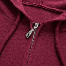 元素简新款韩版宽松时尚纯色套头连帽毛衫秋冬新款女百搭毛衣