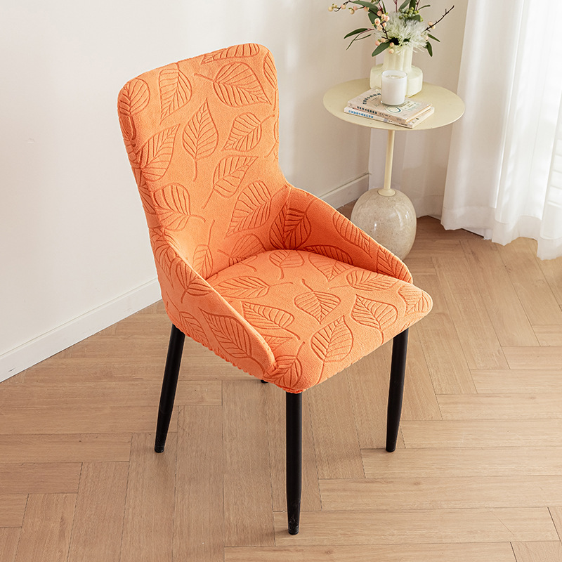 Amazon reposabrazos ligeros cubierta de silla de forma especial cubierta de silla todo incluido cubierta de silla de comedor gruesa cubierta de alta elasticidad anti-gato