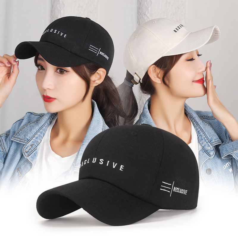 春夏季新款软顶刺绣字母帽子青年学生休闲遮阳帽街头防晒棒球帽女|ru
