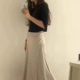 夏季气质丝滑百搭半身裙