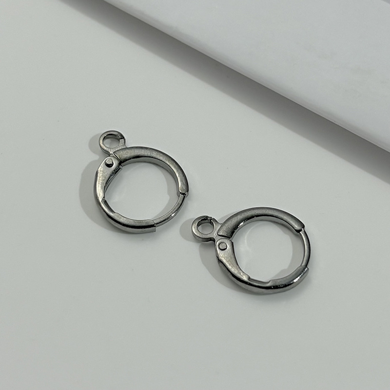 Base de pendientes redondos de latón para DIY