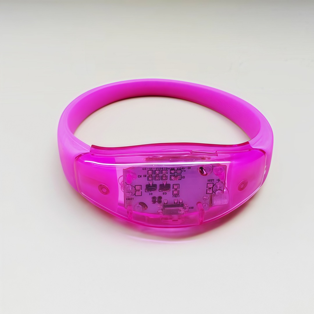 Silicone control acústico inducción LED fluorescente barra de luz nocturna pulsera de apoyo proveedor directo