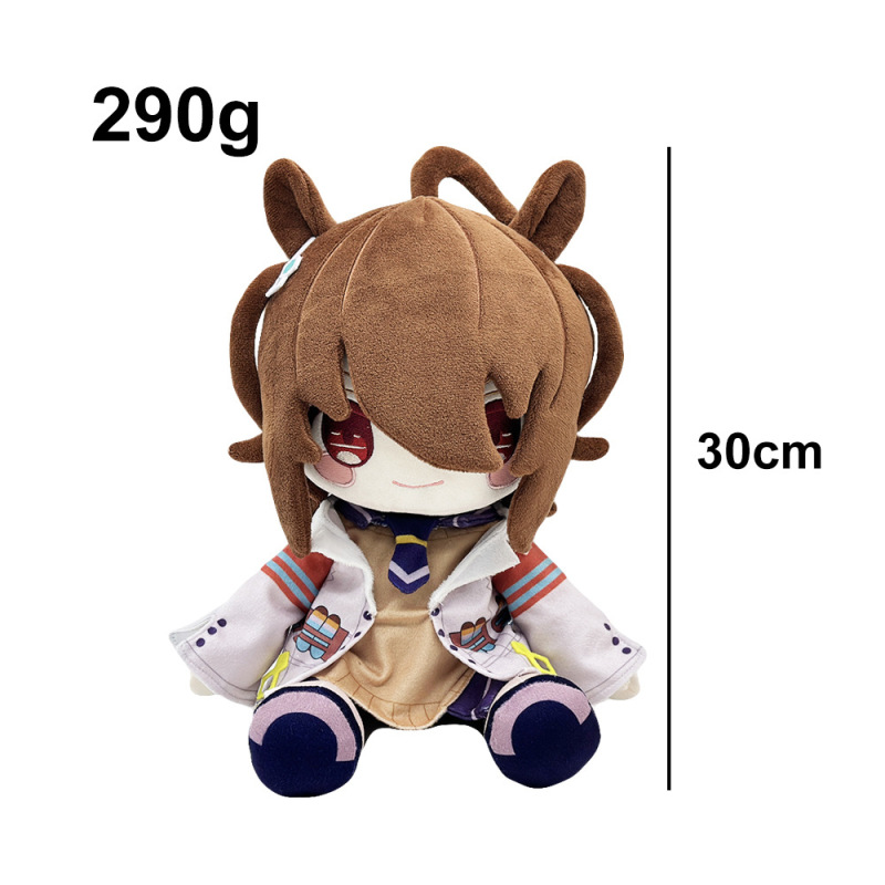跨境新款Pretty Derby Tokai Teio Chibi Plush赛马娘毛绒玩具|undefined