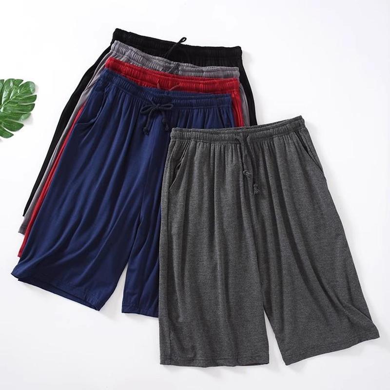 2025 New Cross-Border Dropshipping Plus Size Men's Casual Sleep Shorts Modal Men's Clothing