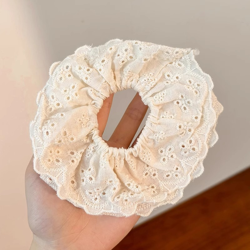 Anillo de cabello perezoso coreano cuerda de cabeza intestino grande niñas de alto nivel de la sensación de cabello de alta elasticidad correa de cabello de cabello super grande