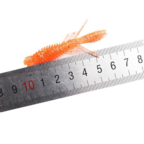 Luya soft bait 1.8g 2.2g fake bait shrimp-type soft worm bionic plus fishy salt sea fishing NED floating bb soft shrimp