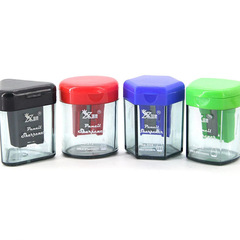 廠家直供方形三角形圓形簡易造型卷筆刀削筆器塑料翻蓋削筆器批發