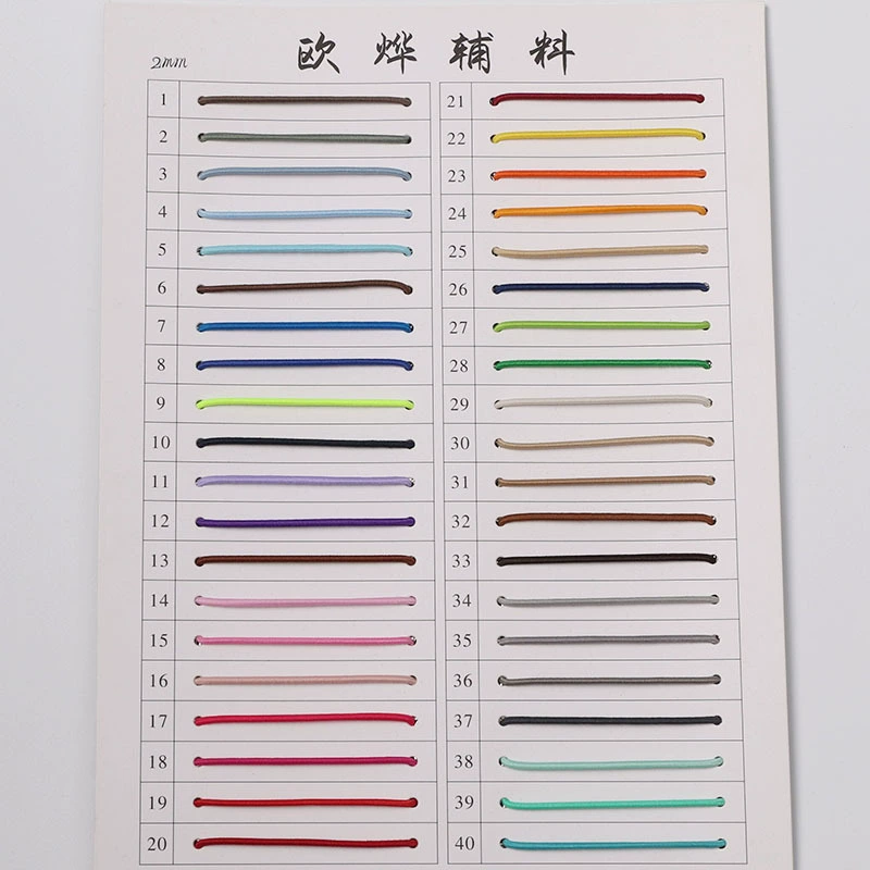 2 мм высокая эластичная латексная проволока эластичный кабель цветной спот эластичный веревка завод оптом 2 мм эластичный ремень