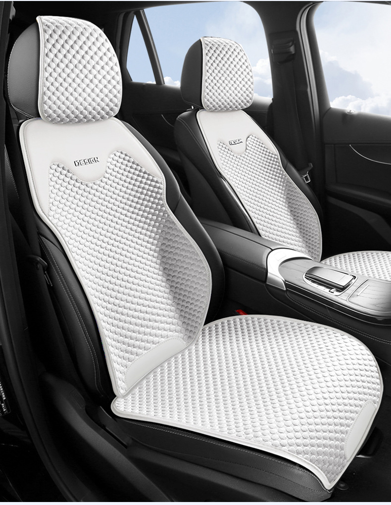 Suitable for Car Seat Cushions, Universal Seat Cushions for All Seasons, Single-Piece Summer Ice Silk Seat Cushions, Half-Pack Seat Covers for the Car
