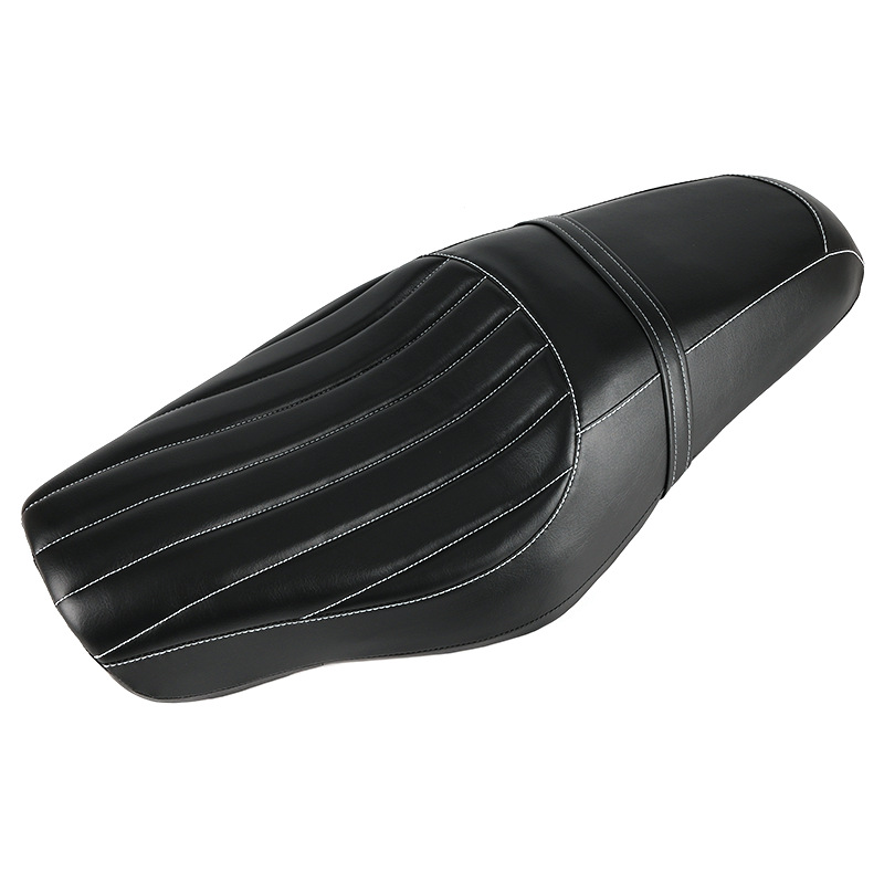 Suitable for Harley 883N 1200 X48 Modified One-Piece Seat Cushion 04-22 Front and Rear Integrated Thickeneded Double Seat