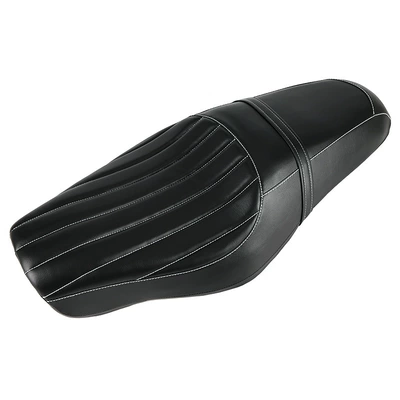 Harley 883N 1200 X48 Modified: Motorcycle cushion - semi-straight-grain-black