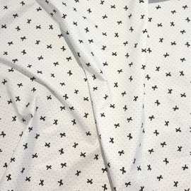 泡泡纱数码印花韩版ins花布全涤羽绒服面料棉服面料童装女装