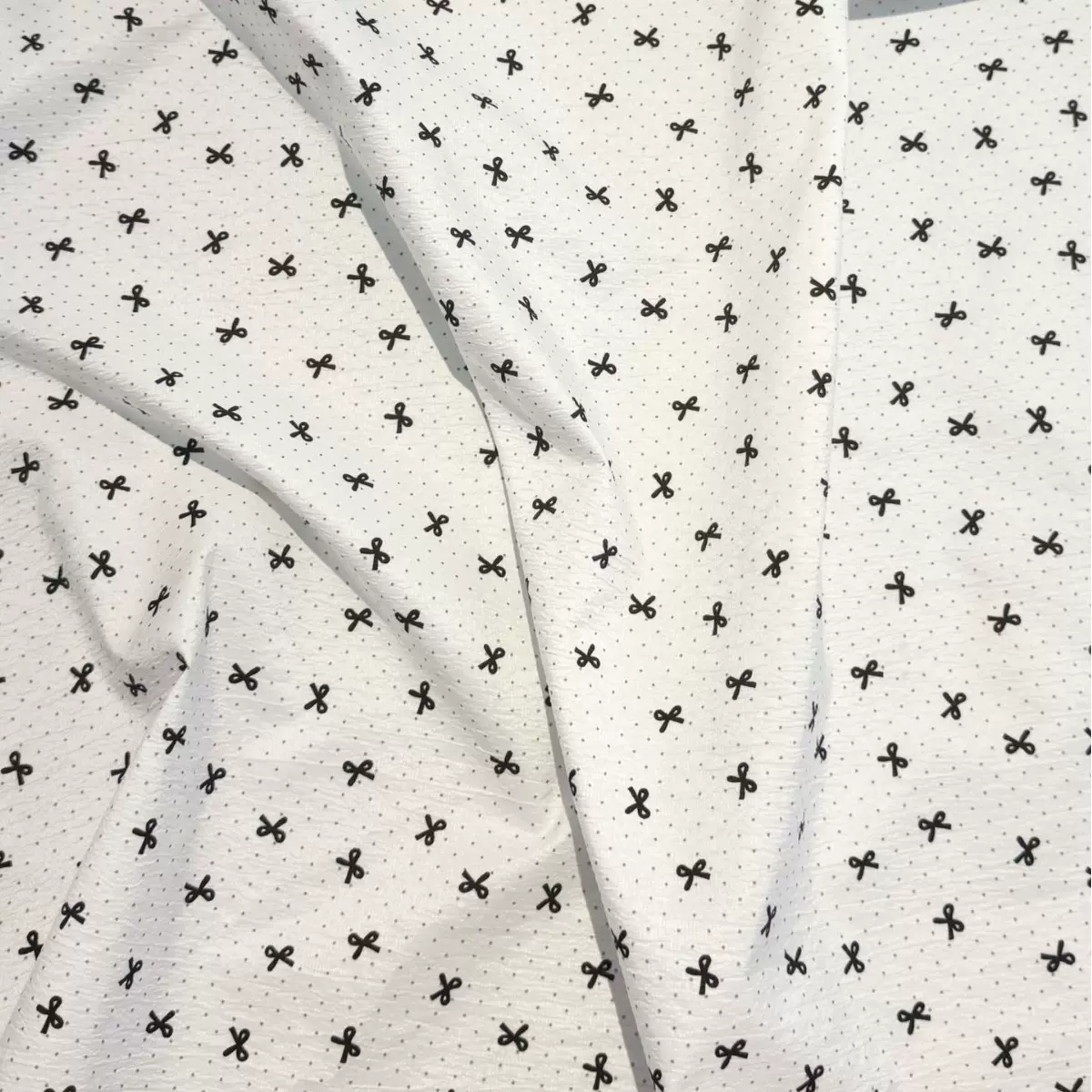 泡泡纱数码印花韩版ins花布全涤羽绒服面料棉服面料童装女装