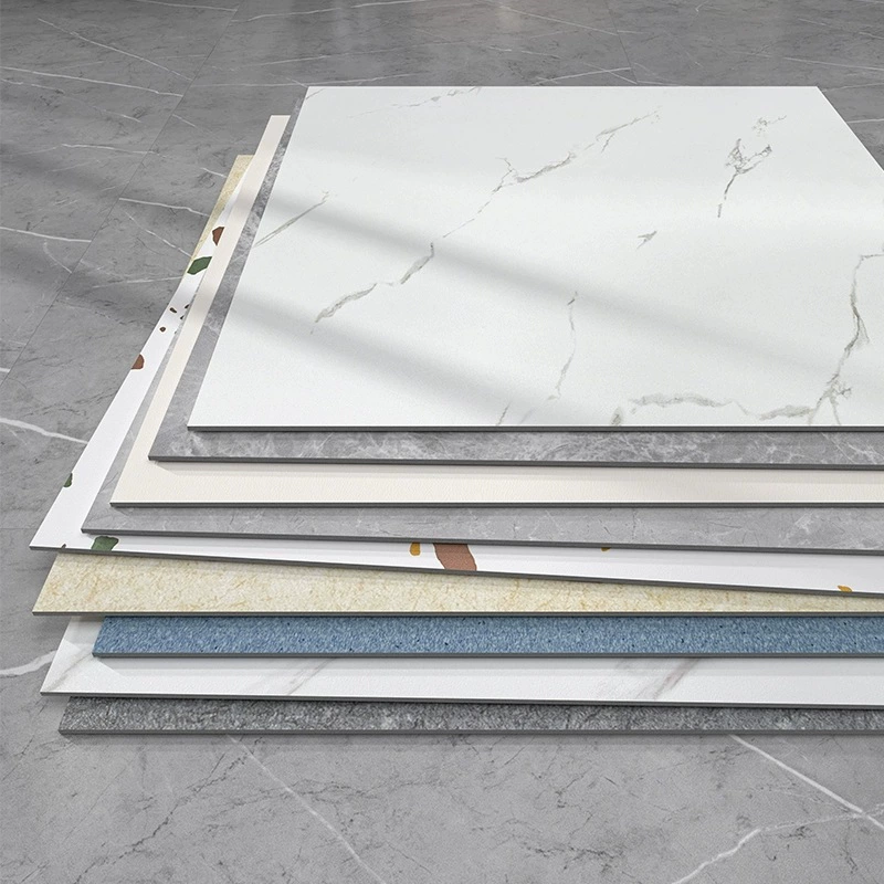 Оптовые самоклеящиеся напольные наклейки из ПВХ для кухни, имитация кожи, от фабрики в Гуандуне