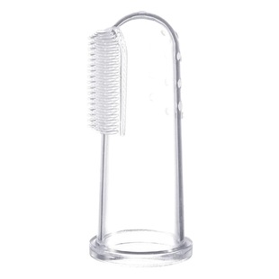 Factory direct baby thumb set toothbrush silicone tooth brush finger toothbrush baby tongue cleaning brush box
