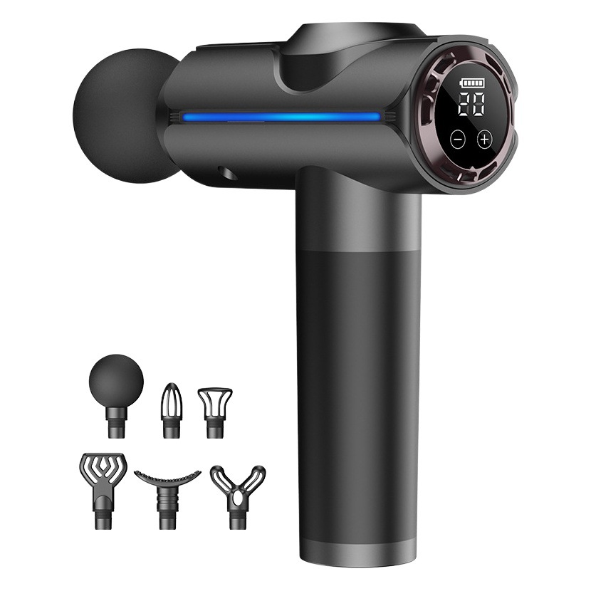 Comercio exterior transfronterizo pistola fascial deportes músculo relajante cervical membrana muscular pistola eléctrica de mano vibración liberación masajeador