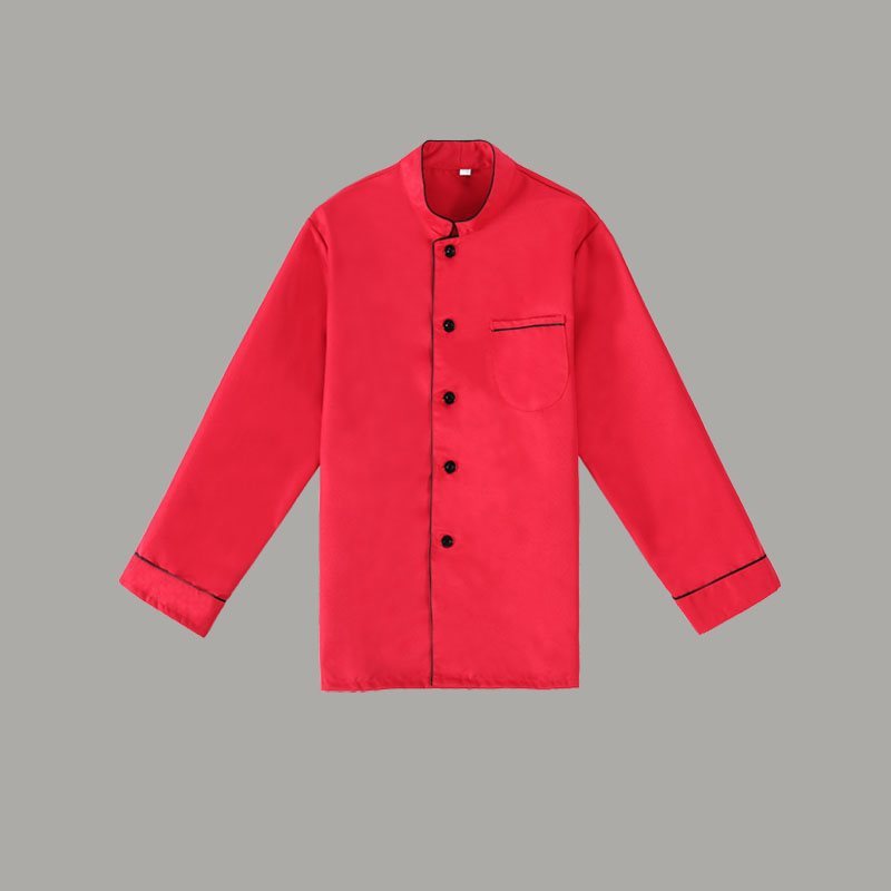 シェフ服キッチンベーキングホテル食堂レストランシェフ作業服半袖通気性薄い白い長袖|undefined