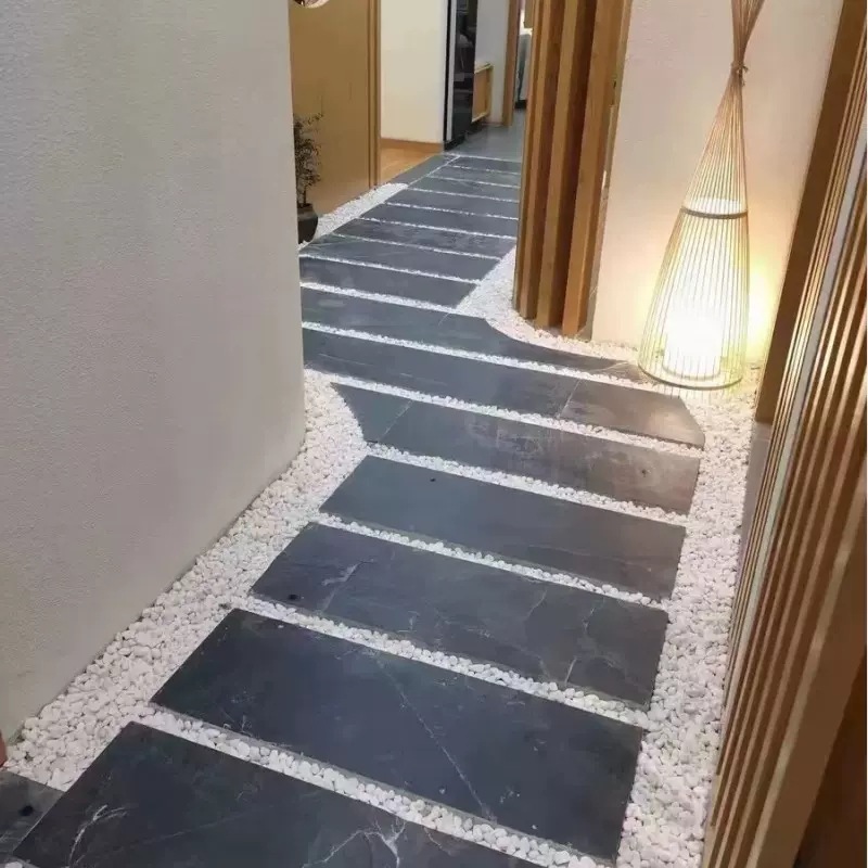 天然青石板庭院阳台室外花园院子工程仿古防滑地砖户外石材广场砖-阿里巴巴