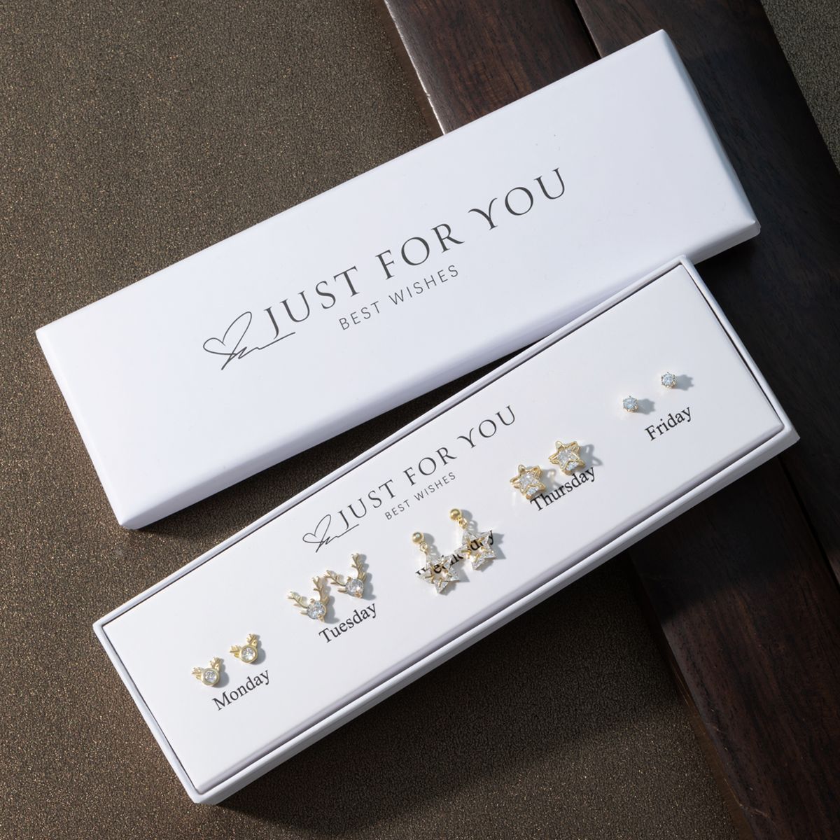 1 Set Cute Star Bow Knot Inlay Copper Zircon Ear Studs display picture 1