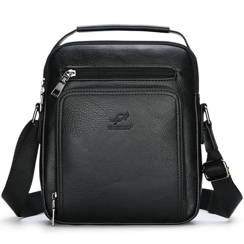 Small Men's Leather Bag, Men's Crossbody Bag, Small Handbag, Men's Bag, Shoulder Bag, Simple and Stylish Business Commuter Bag
