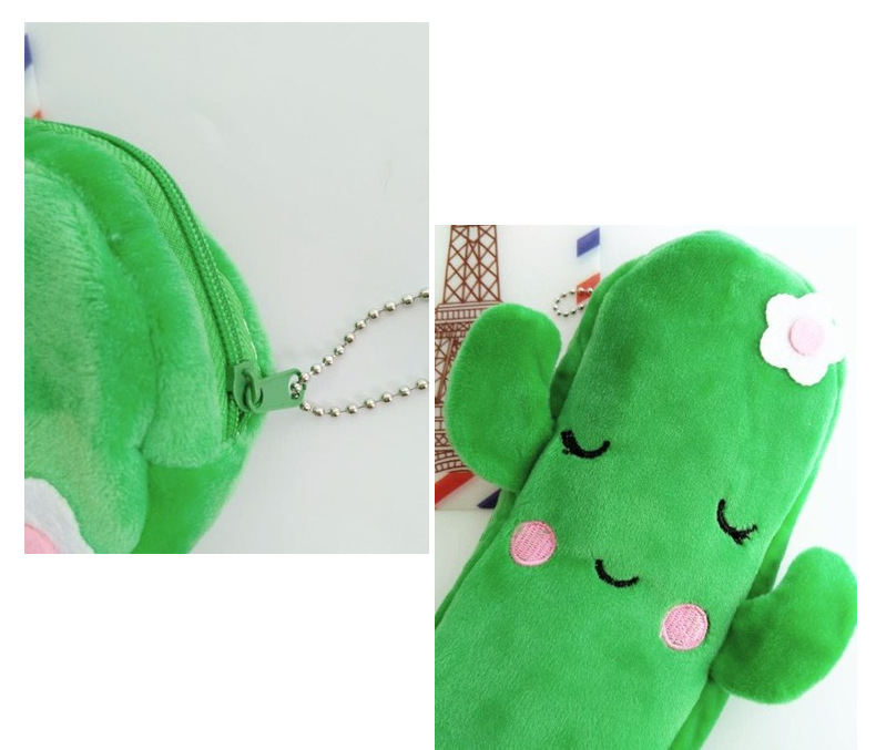 Stationery Storage Bag Stationery Type Plush, Polyester Material Lemon Fruit Monkey Plush Polyester Cute Stationery Storage Bag