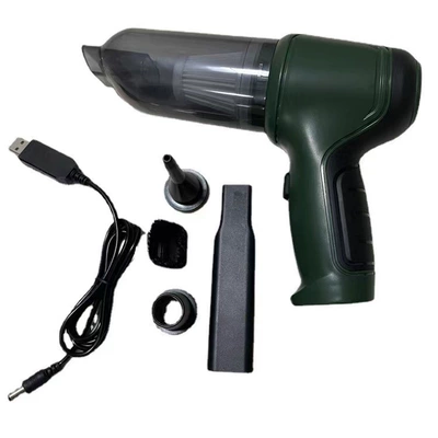 Vacuum Cleaner Household, Tozsoranlar - new-107-three-in-one-wireless-charging-4-accessories-9000pa-120w-military-green