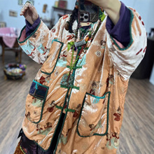 2025 冬新款国风新中式金丝绒夹棉盘扣棉服 保暖文艺高品外套棉袄