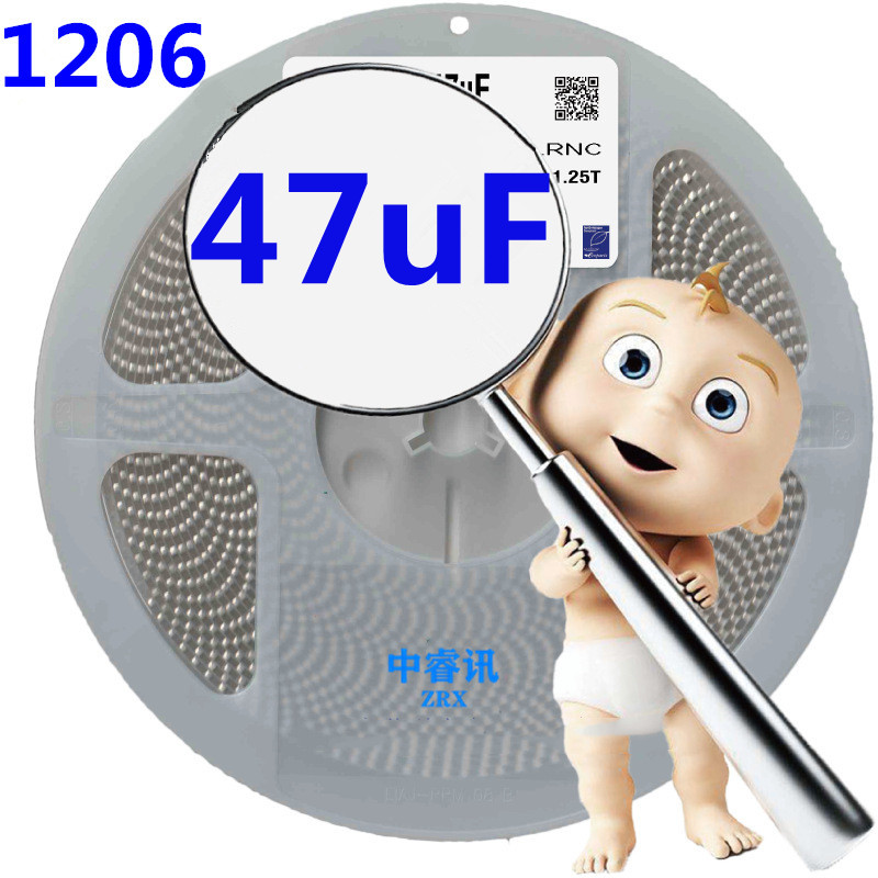 CL31X476MQHNNNE 新货贴片陶瓷电容1206 47uF 6.3V X6S电子元器件