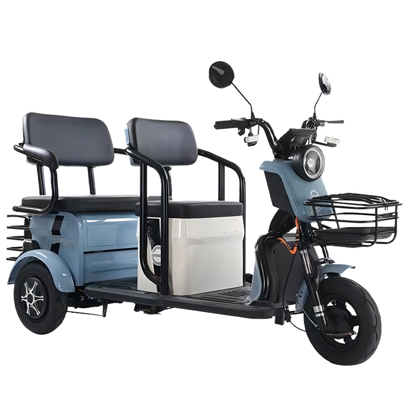 Triciclo eléctrico adulto ocio de edad avanzada fábrica de scooter al por mayor comercio exterior mujeres recoger niños coche de batería