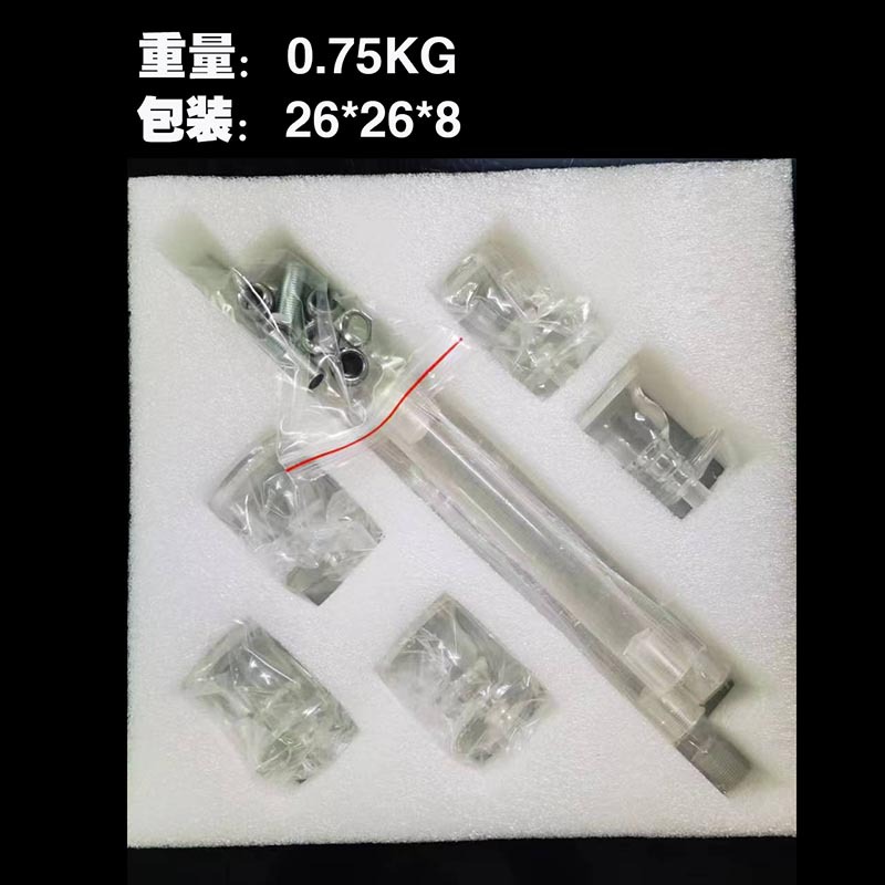 Cruz-frontera accesorios de la boda de acrílico 5-cabeza candelabro fiesta de cumpleaños restaurante occidental casa comedor Mesa Electrónica vela adornos